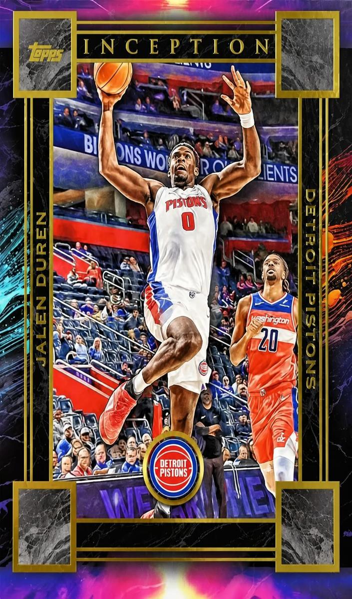 Jalen Duren 2025 Topps Inception Launch Basketball