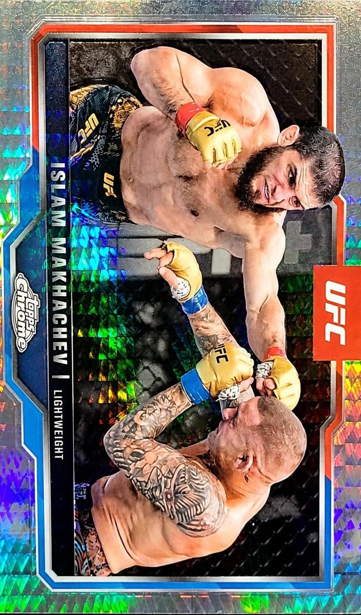 2025 Topps Chrome Islam Makhachev [Prism Refractor] #200 card