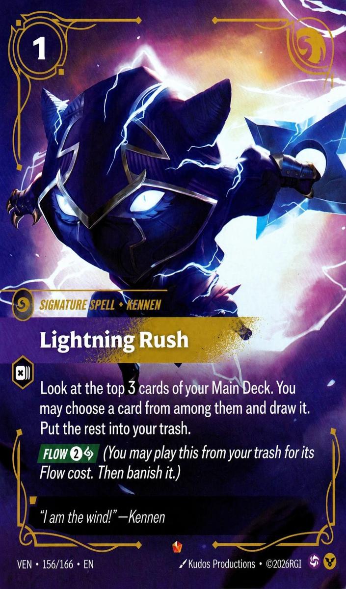 2026 Lightning Rush [Foil] #156