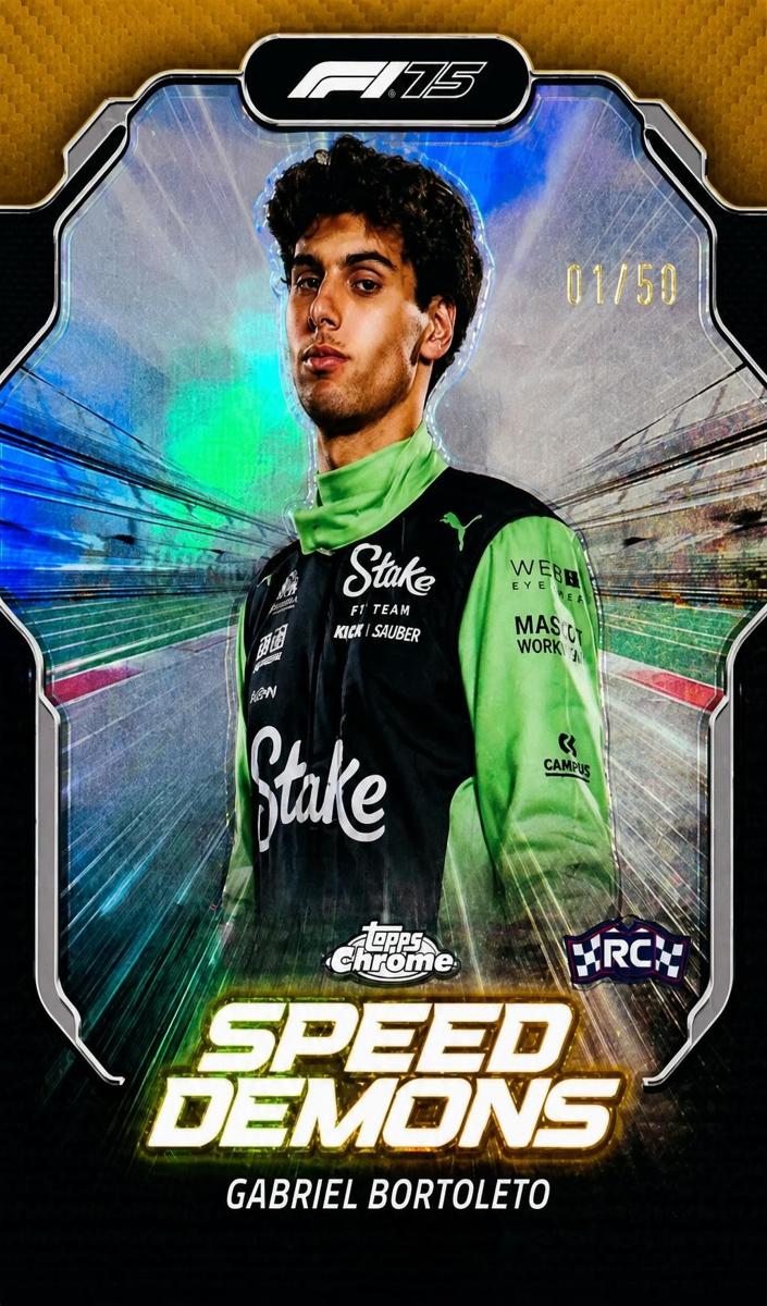 2025 Gabriel Bortoleto [Gold Refractor] #SD-10