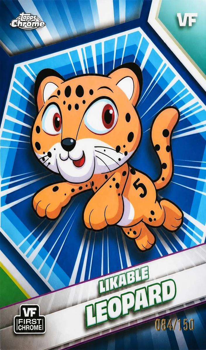 2026 Likable Leopard [Blue Refractor] #112