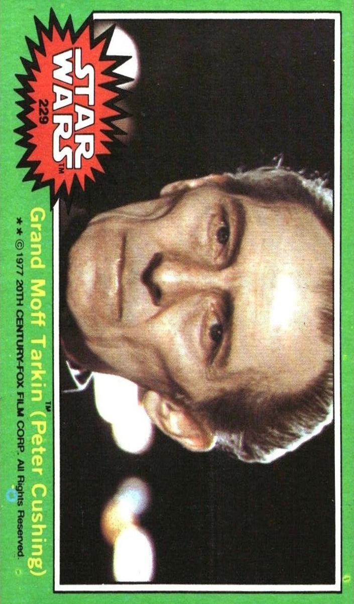 1977 Grand Moff Tarkin #229