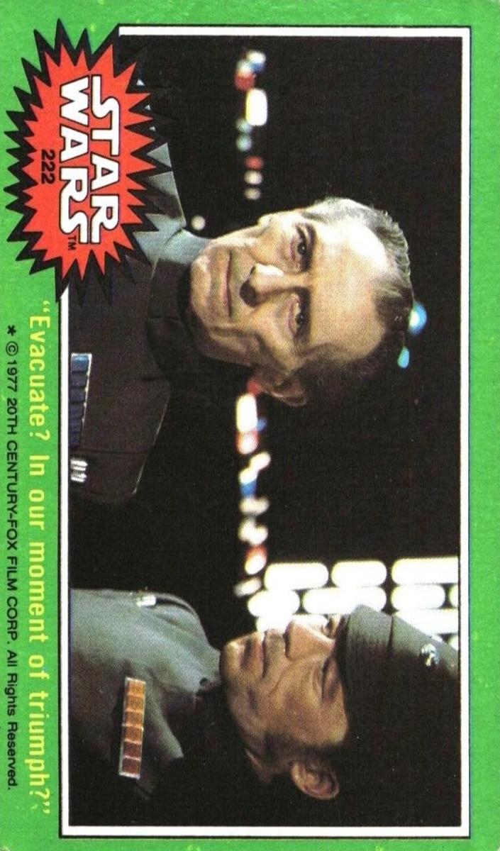 1977 Grand Moff Tarkin #222