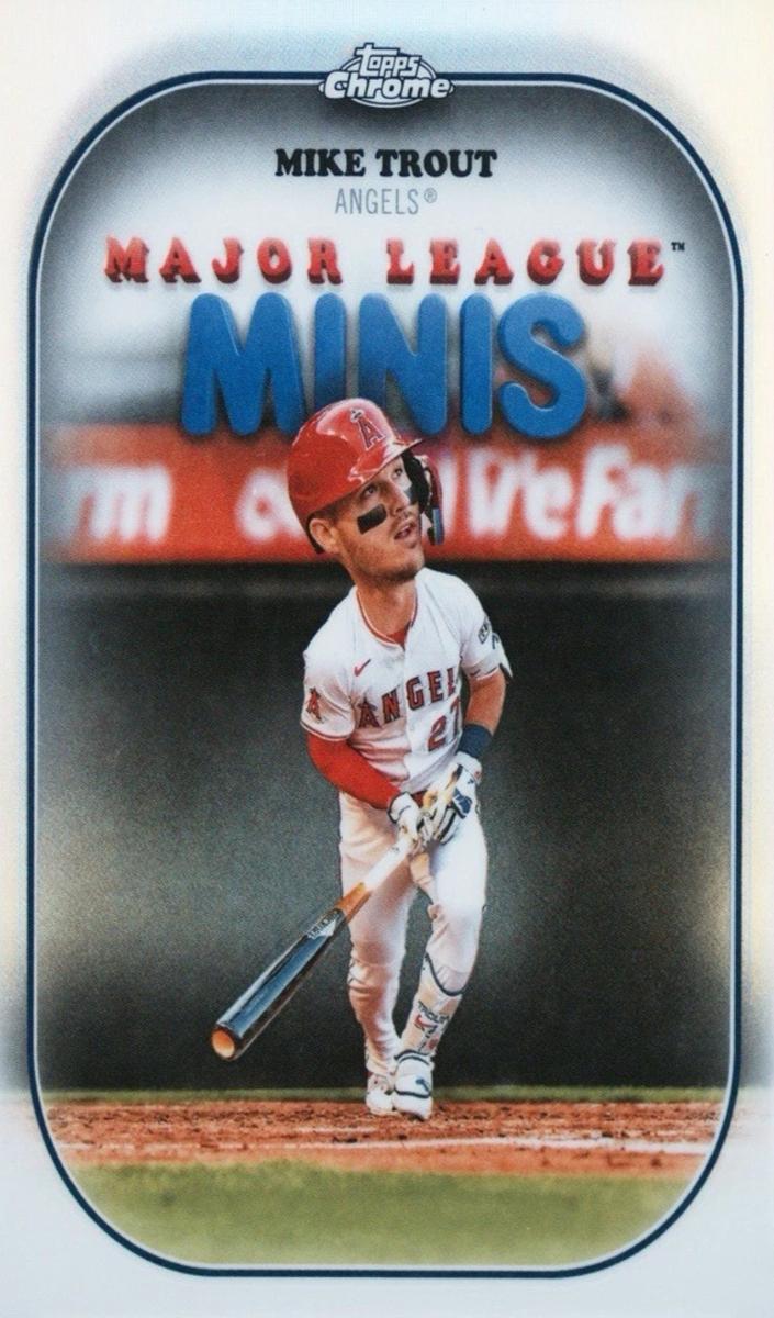 2025 Topps Chrome Update Mike Trout #MM-4 card