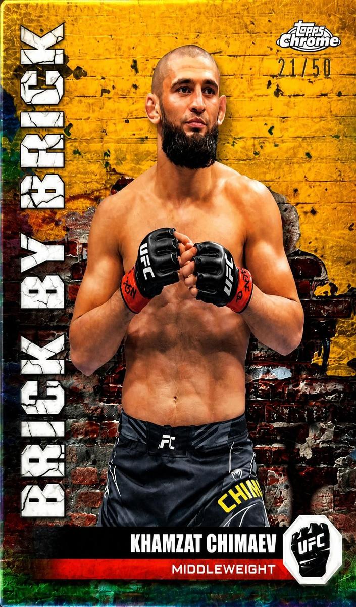 2024 Khamzat Chimaev [Gold Refractor] #BYB-16