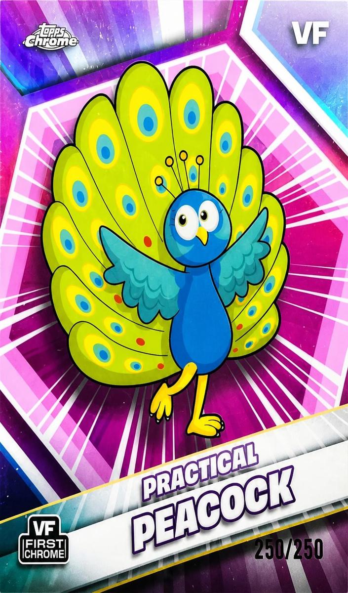 2026 Practical Peacock [Pink Refractor] #140