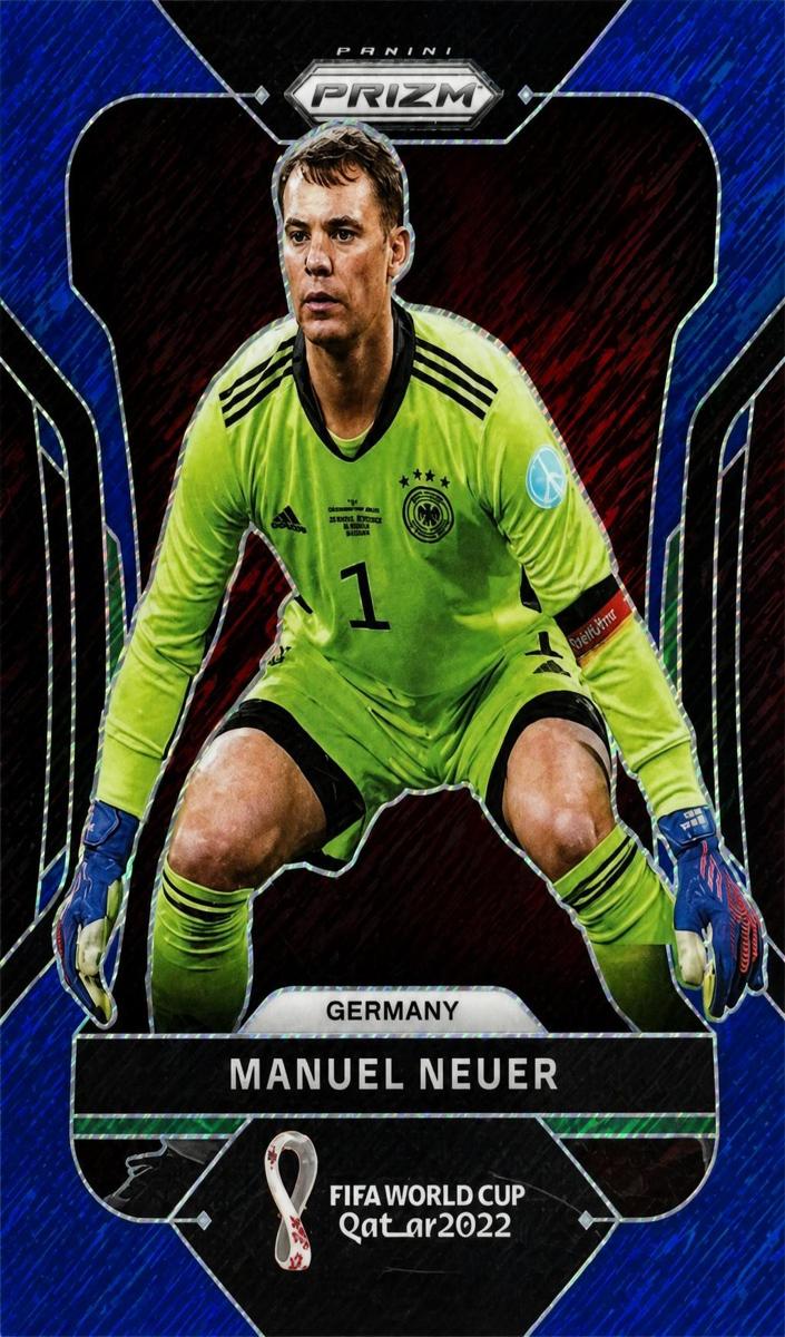 2022 Manuel Neuer [Prizms Blue Shimmer] #114