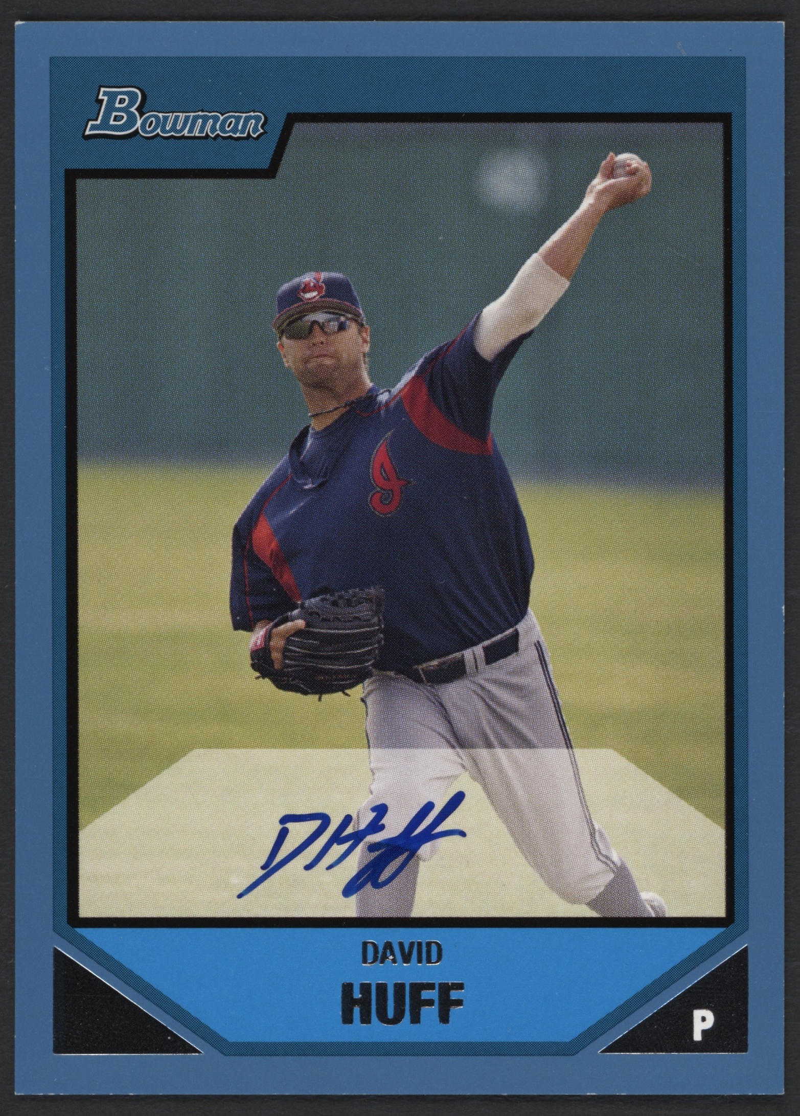 2007 David Huff [Blue] #BP119