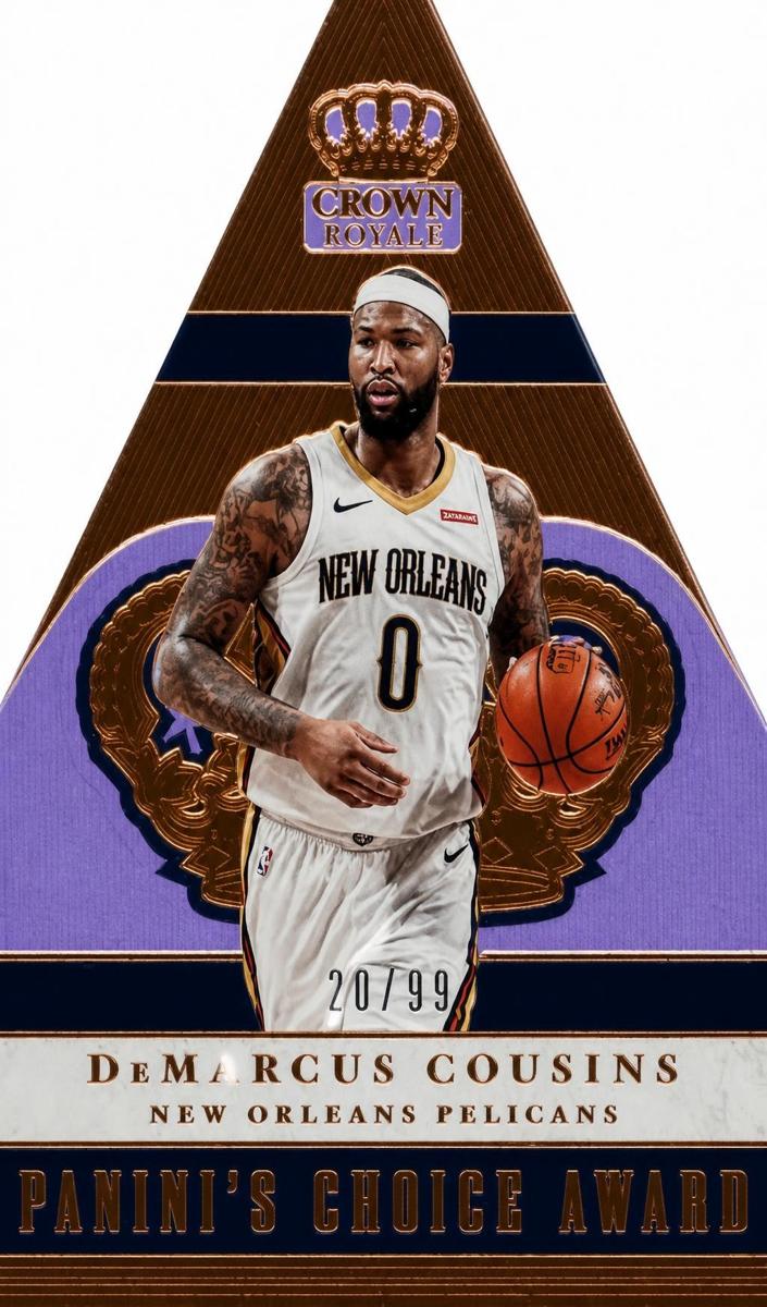 2017 Panini Crown Royale DeMarcus Cousins #PC-7 card