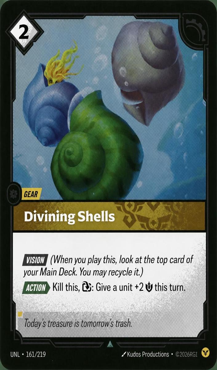 2026 Divining Shells [Foil] #161