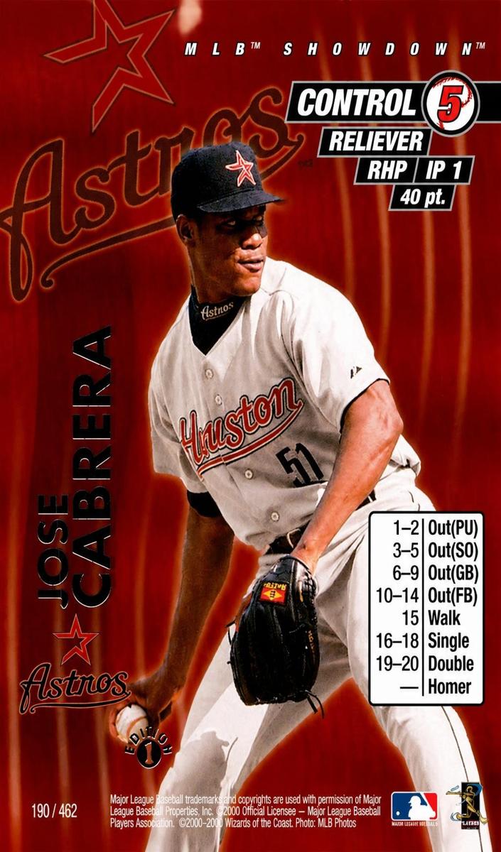 2001 Jose Cabrera #190