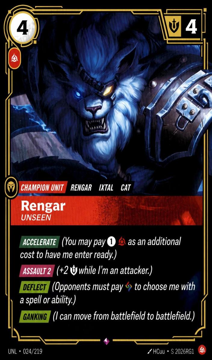 2026 Rengar - Unseen [Foil] #24
