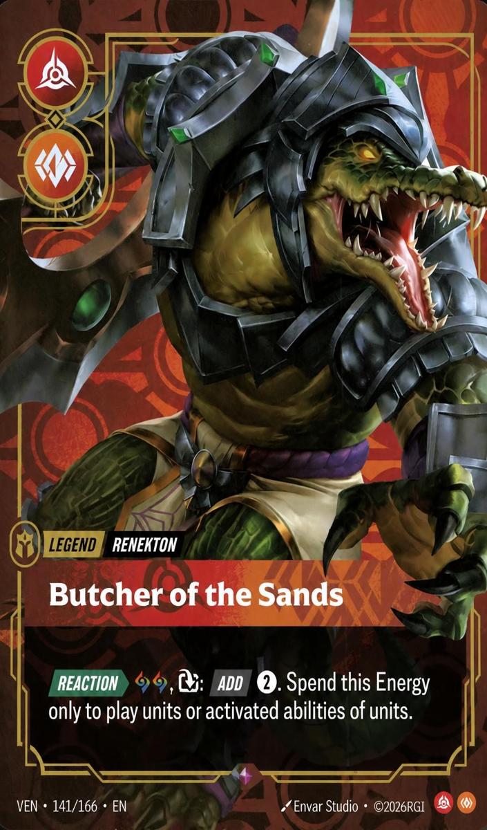 2026 Renekton - Butcher of the Sands [Foil] #141