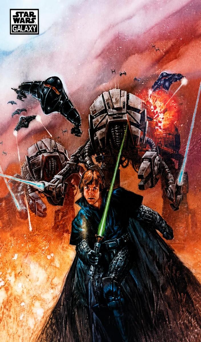 2026 A New Day for Luke Skywalker [Magenta Lava Refractor] #97