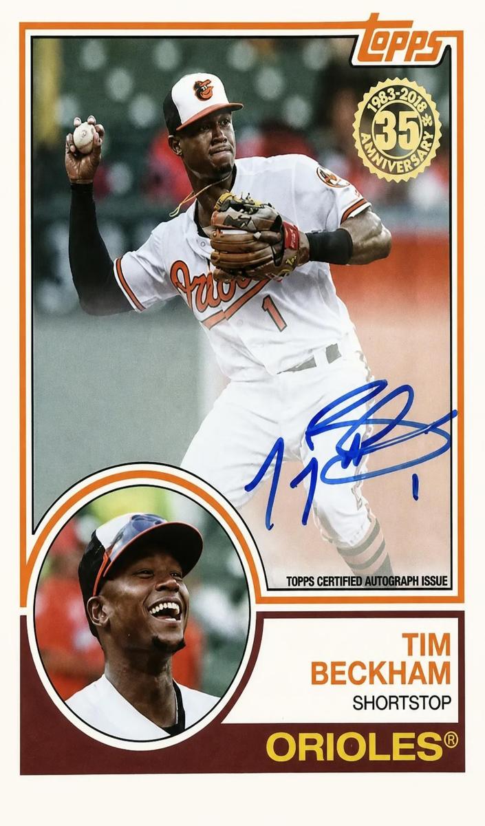 2018 Tim Beckham #83A-TBK