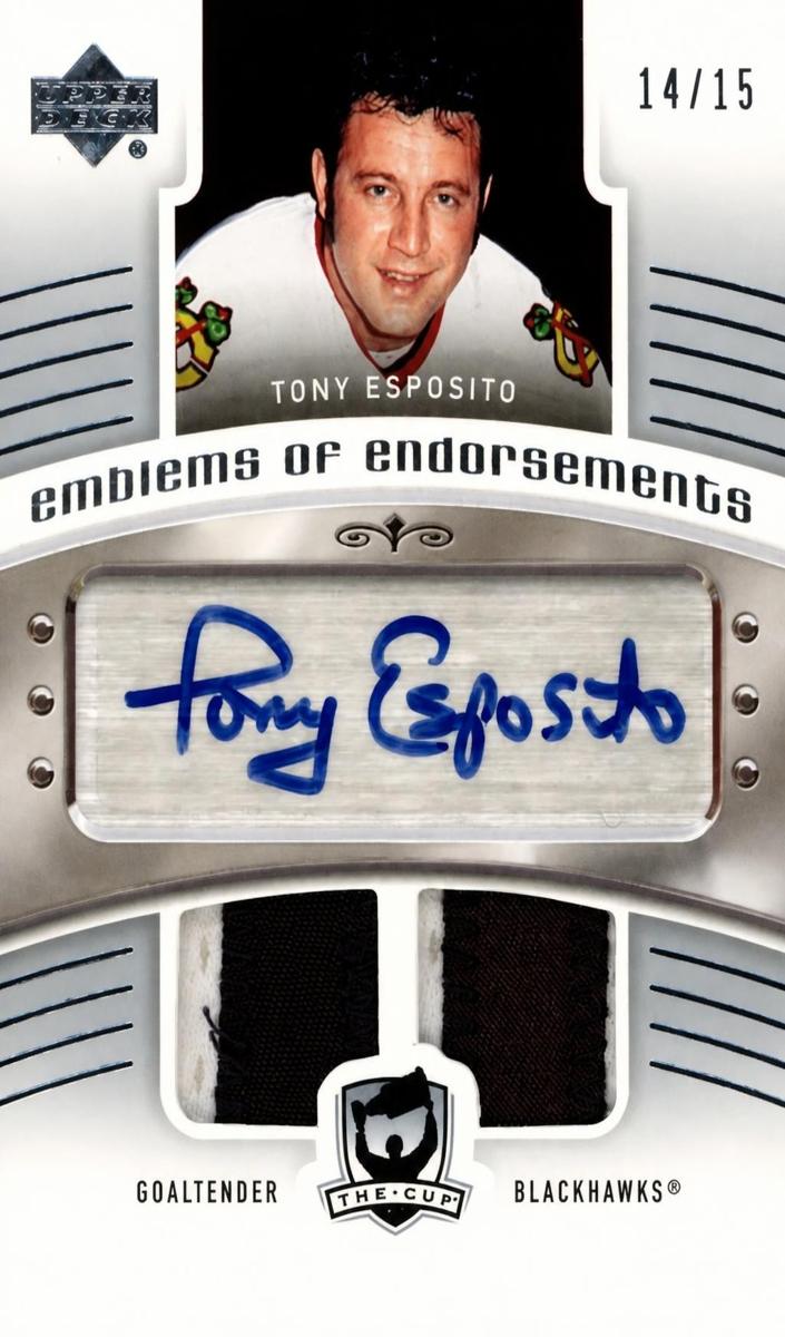 2005 Tony Esposito #EE-TE