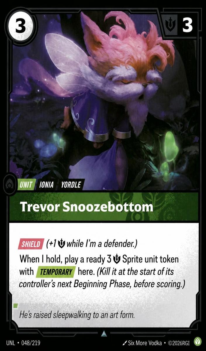 2026 Trevor Snoozebottom [Foil] #48