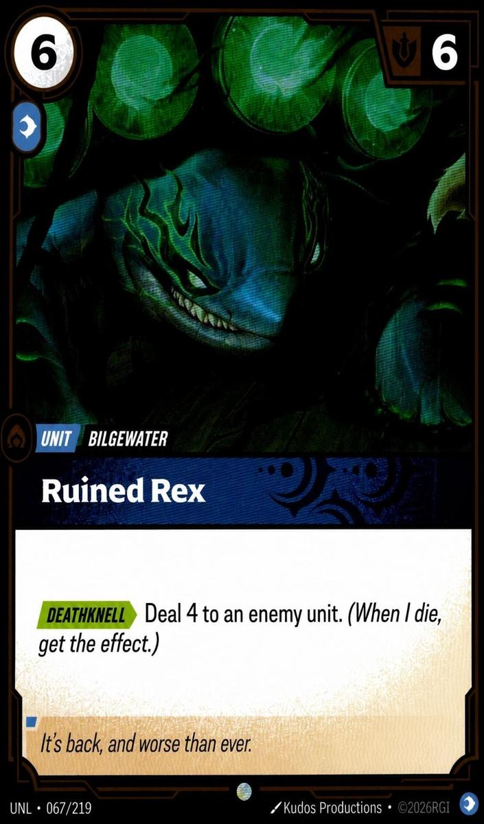 2026 Ruined Rex [Foil] #67