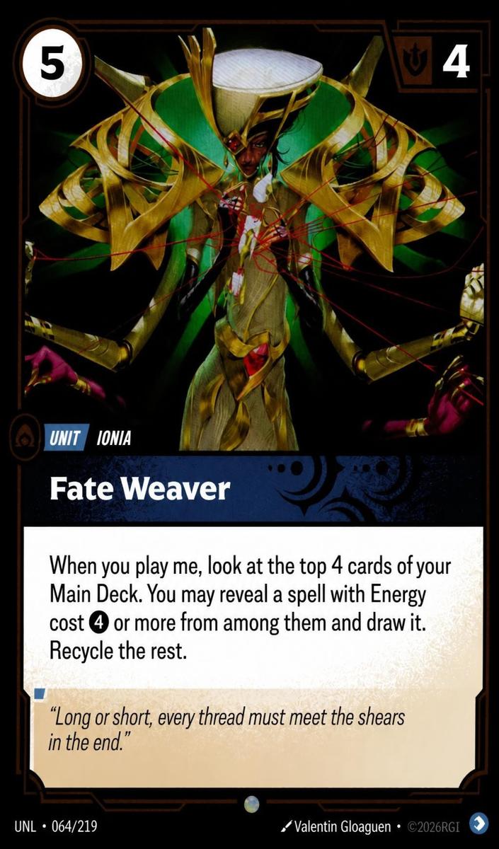 2026 Fate Weaver [Foil] #64