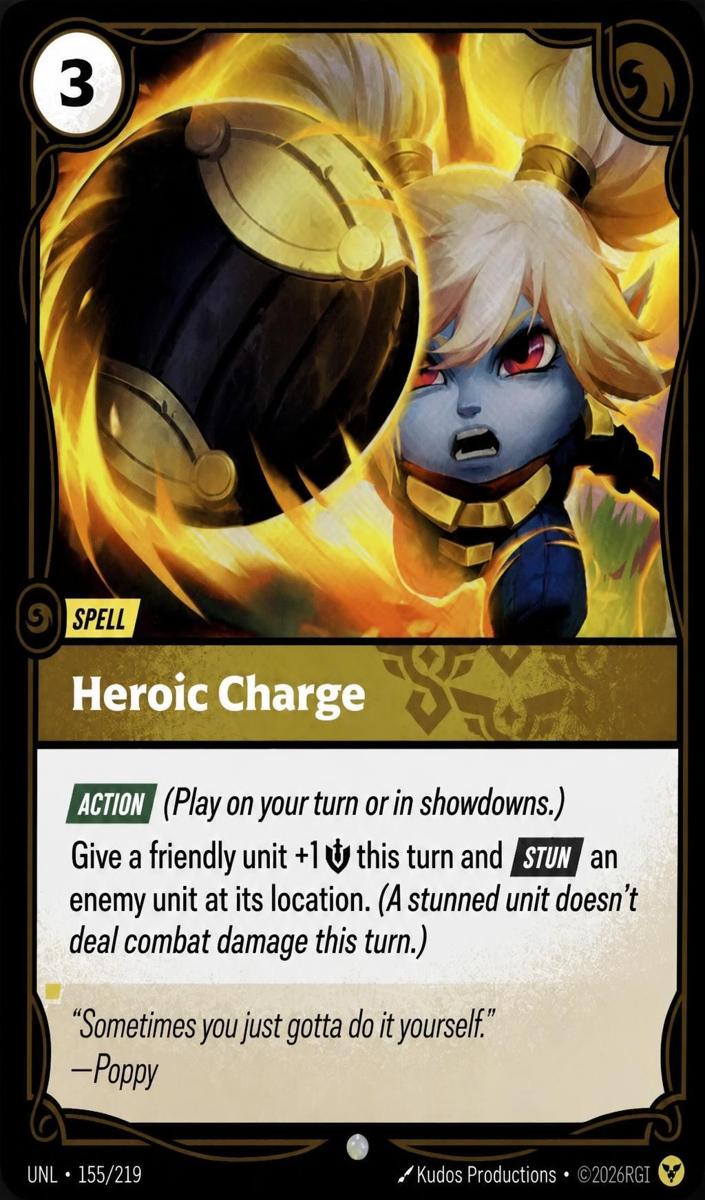 2026 Heroic Charge [Foil] #155