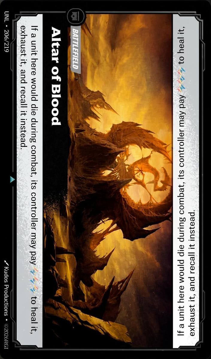 2026 Altar of Blood [Foil] #206