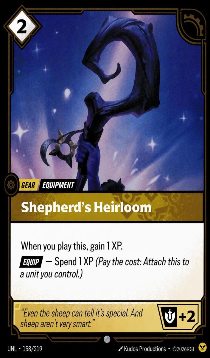 2026 Shepherd's Heirloom [Foil] #158