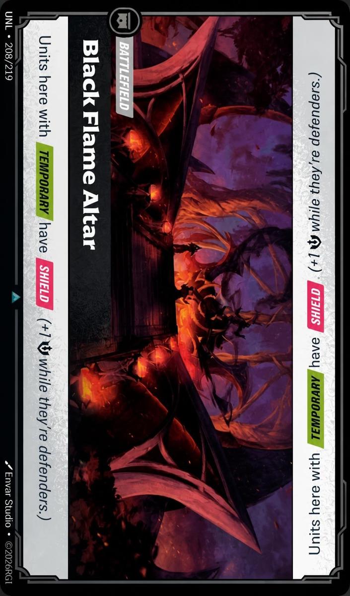 2026 Black Flame Altar [Foil] #208