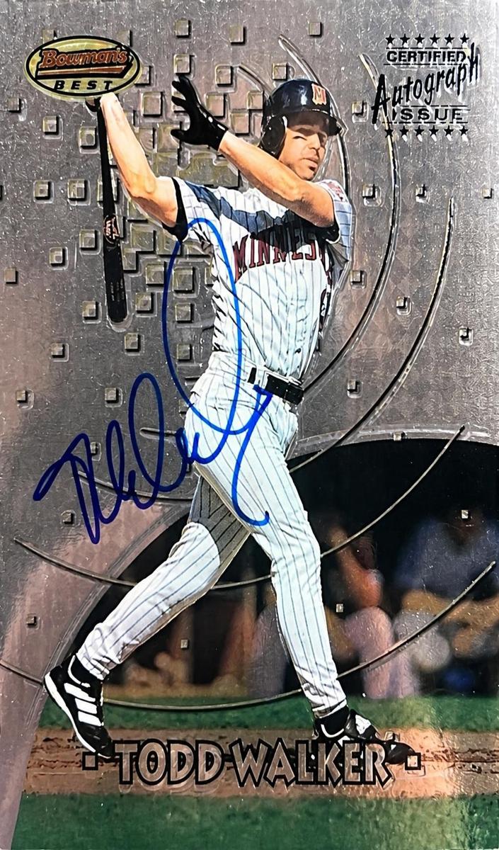 1997 Bowman's Best Todd Walker #107 card