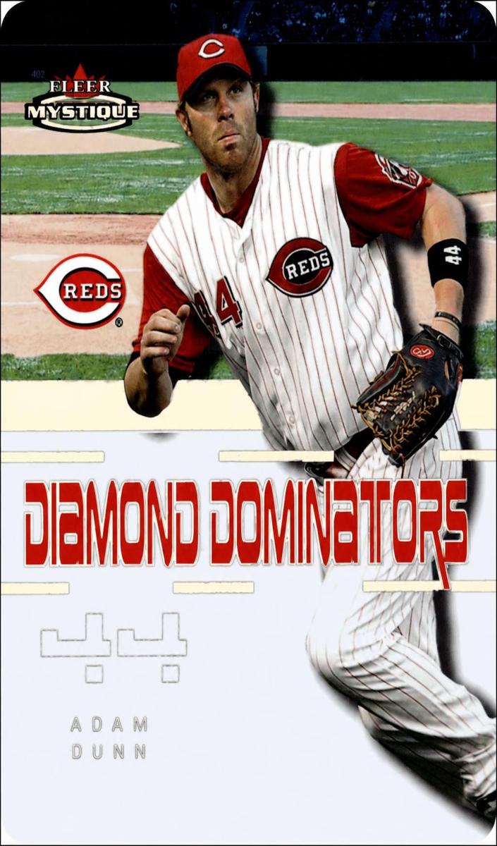 2003 Fleer Mystique Adam Dunn #8 DD card