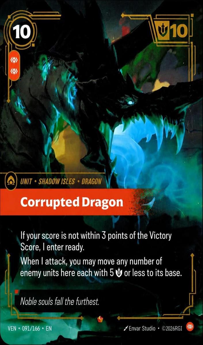 2026 Corrupted Dragon [Foil] #91