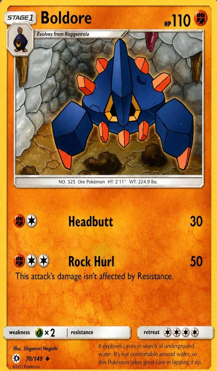 Boldore 2017 Pokemon Sun & Moon