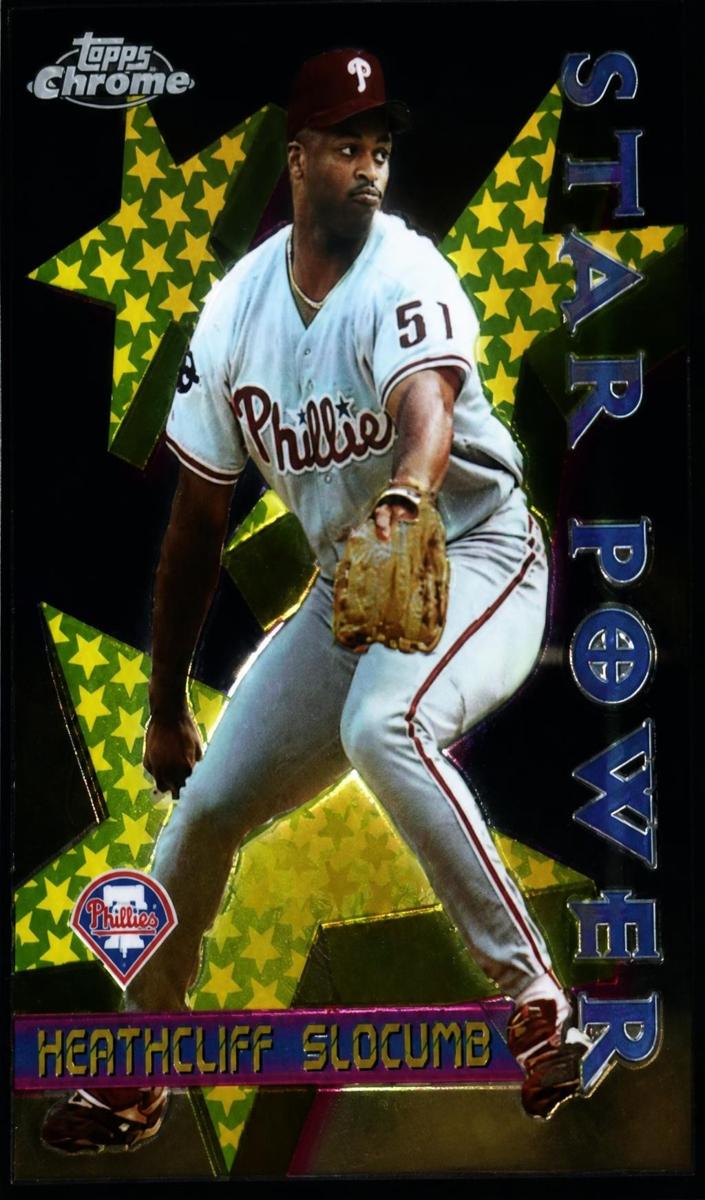 1996 Topps Chrome Heathcliff Slocumb #11 card