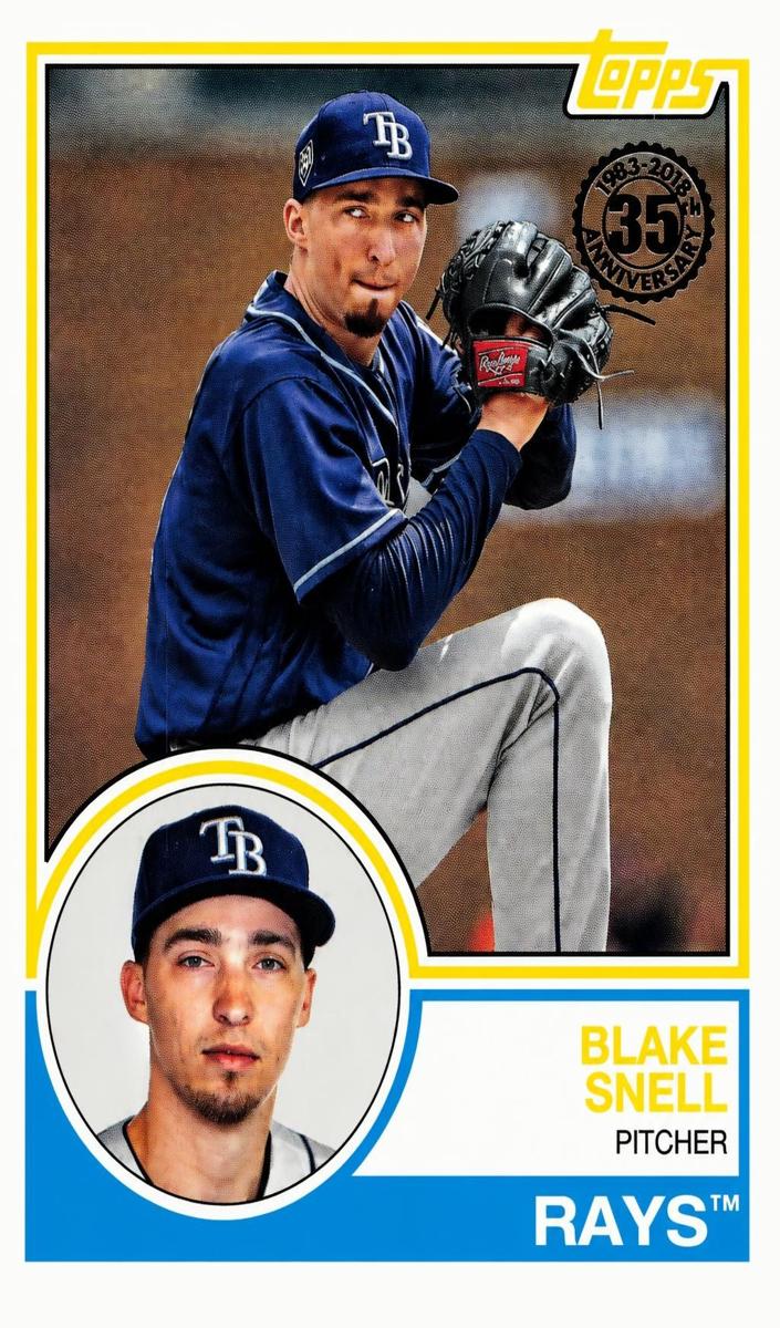 2018 Topps Update Blake Snell [Gold] #83-40 card