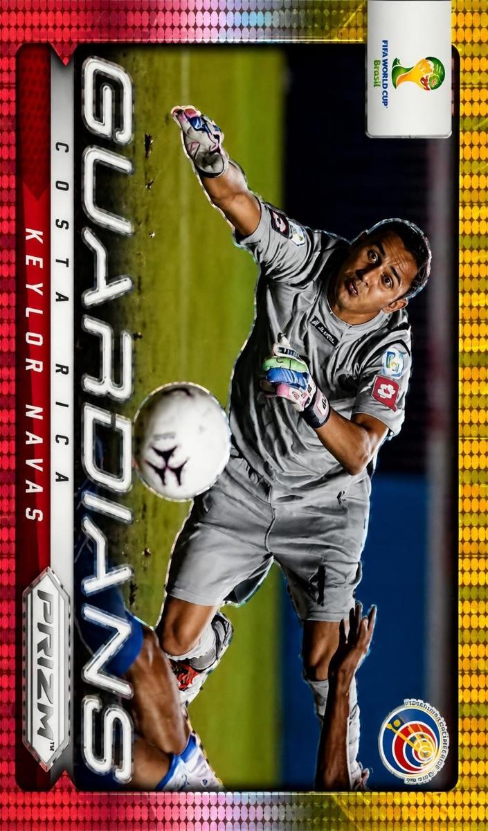 2014 Keylor Navas [Yellow & Red Pulsar] #8