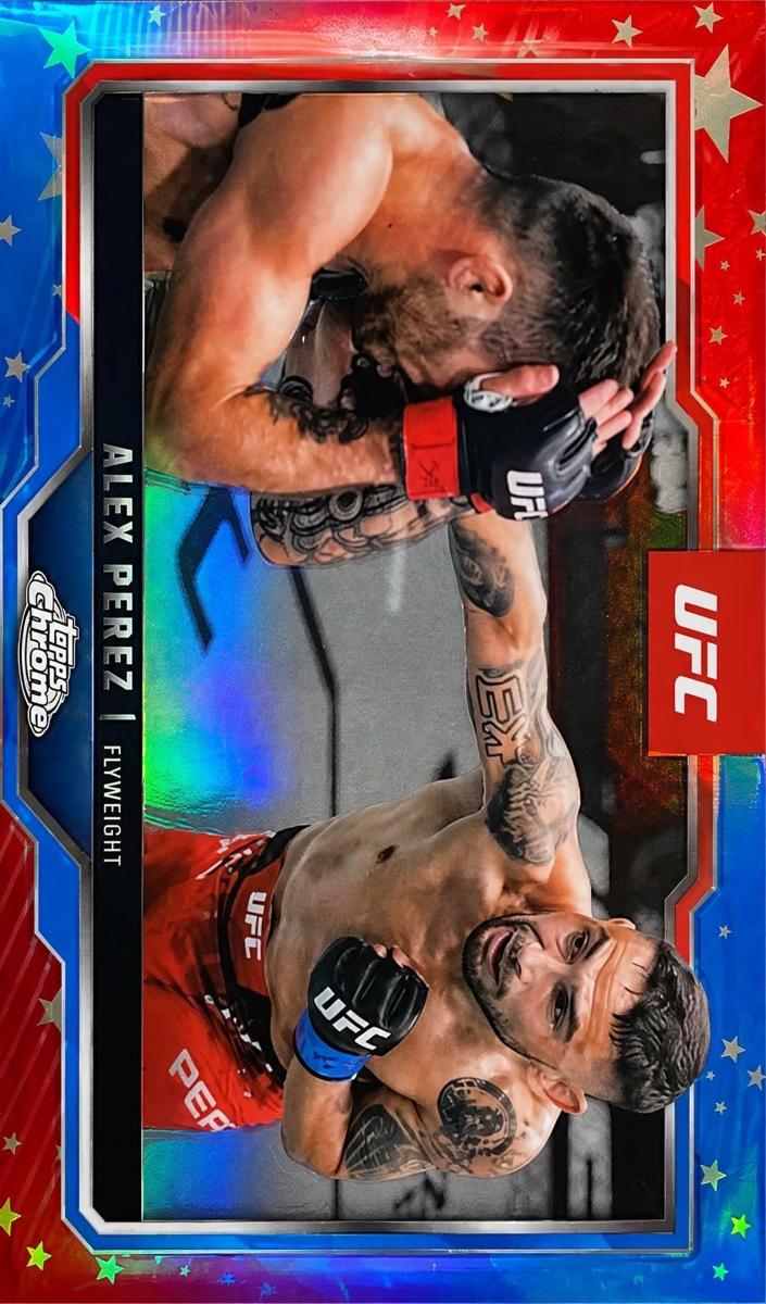 2025 Alex Perez [Red White Blue Refractor] #60