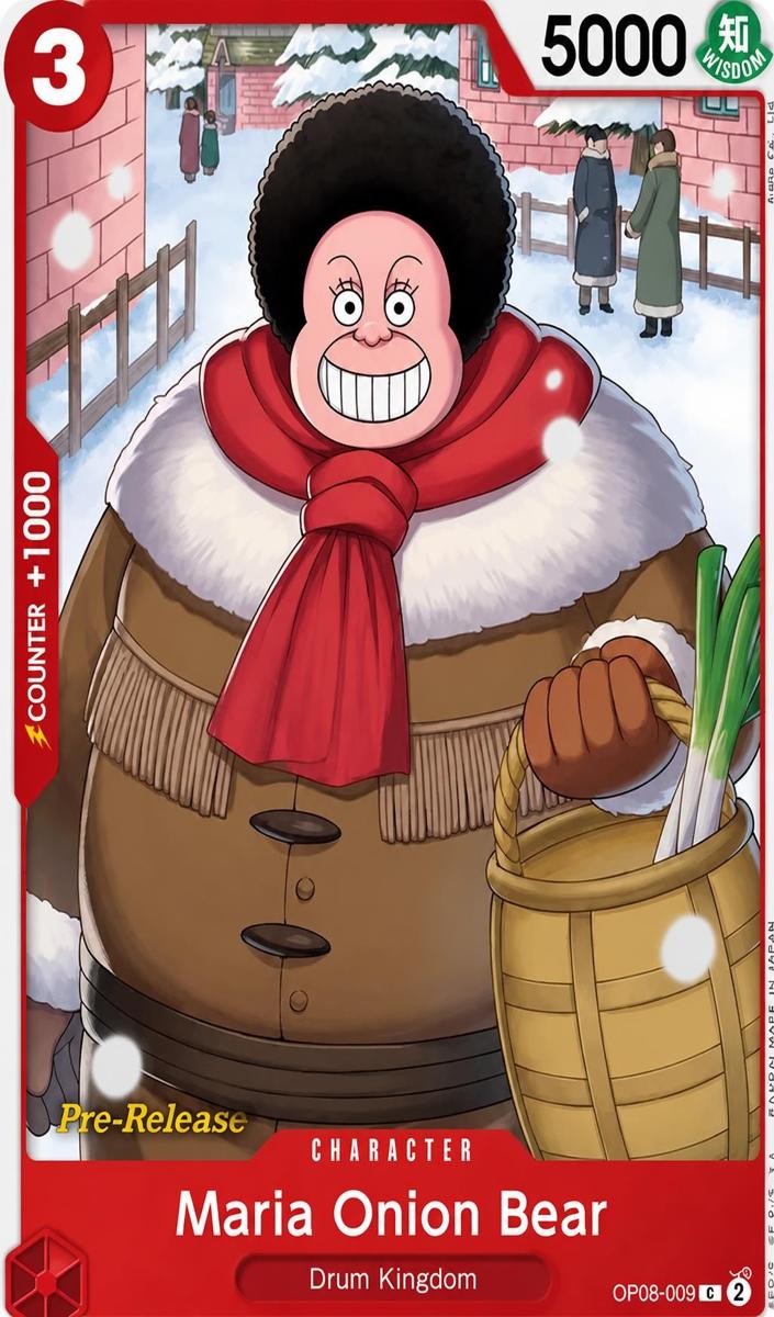 2024 Maria Onion Bear [Pre-Release] #OP08-009