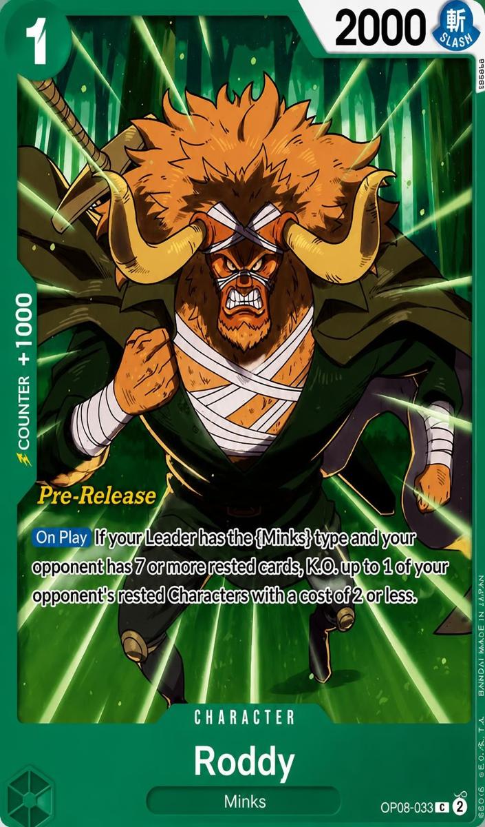 2024 Roddy [Pre-Release] #OP08-033
