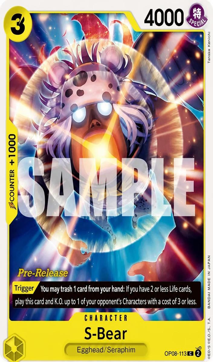 2024 S-Bear [Pre-Release] #OP08-113