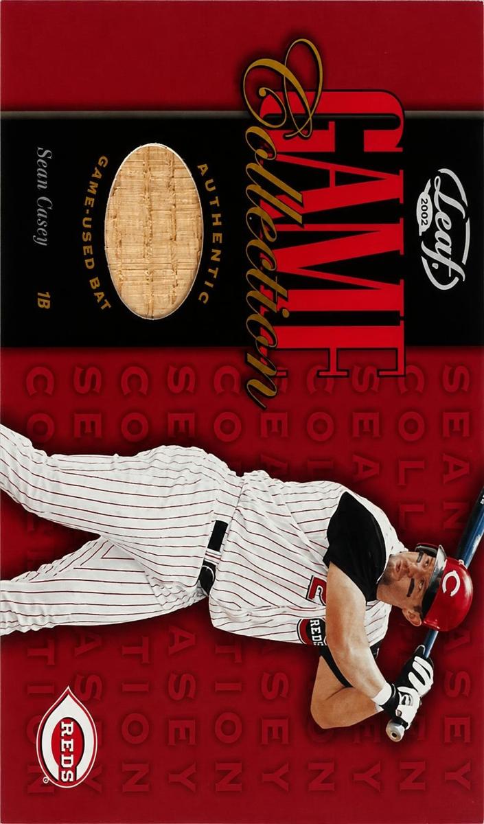 2002 Leaf Sean Casey #SC-B card