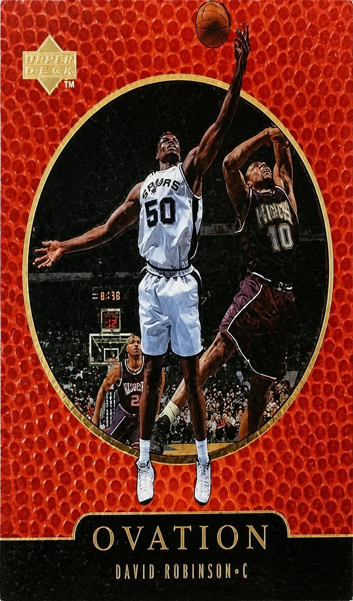1998 Upper Deck Ovation David Robinson [Gold] #60 card