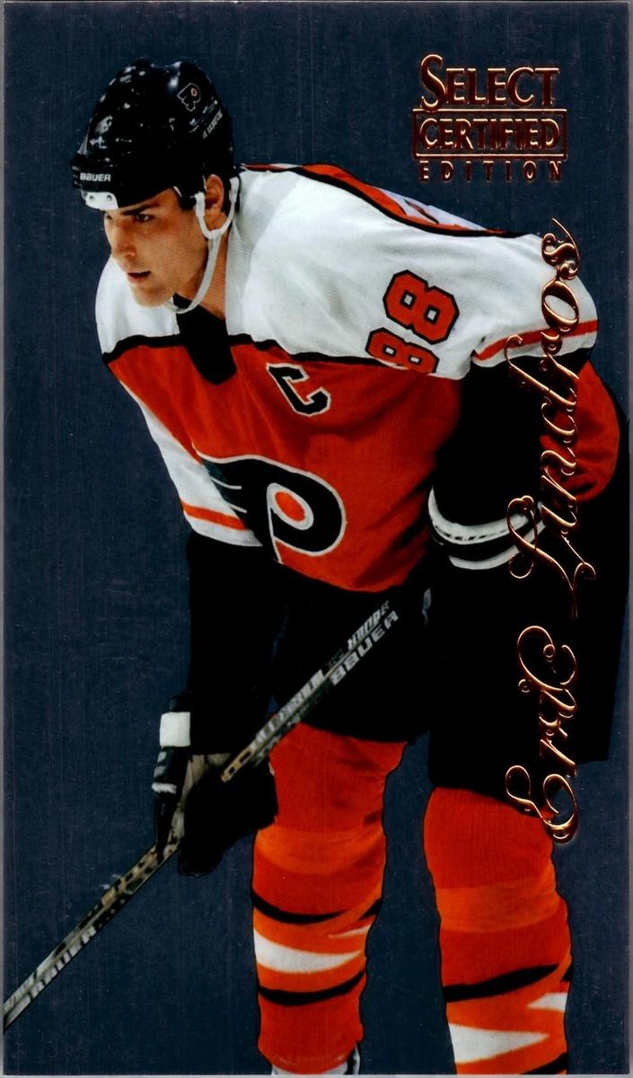 1996 Select Certified Eric Lindros [Blue] #1 card