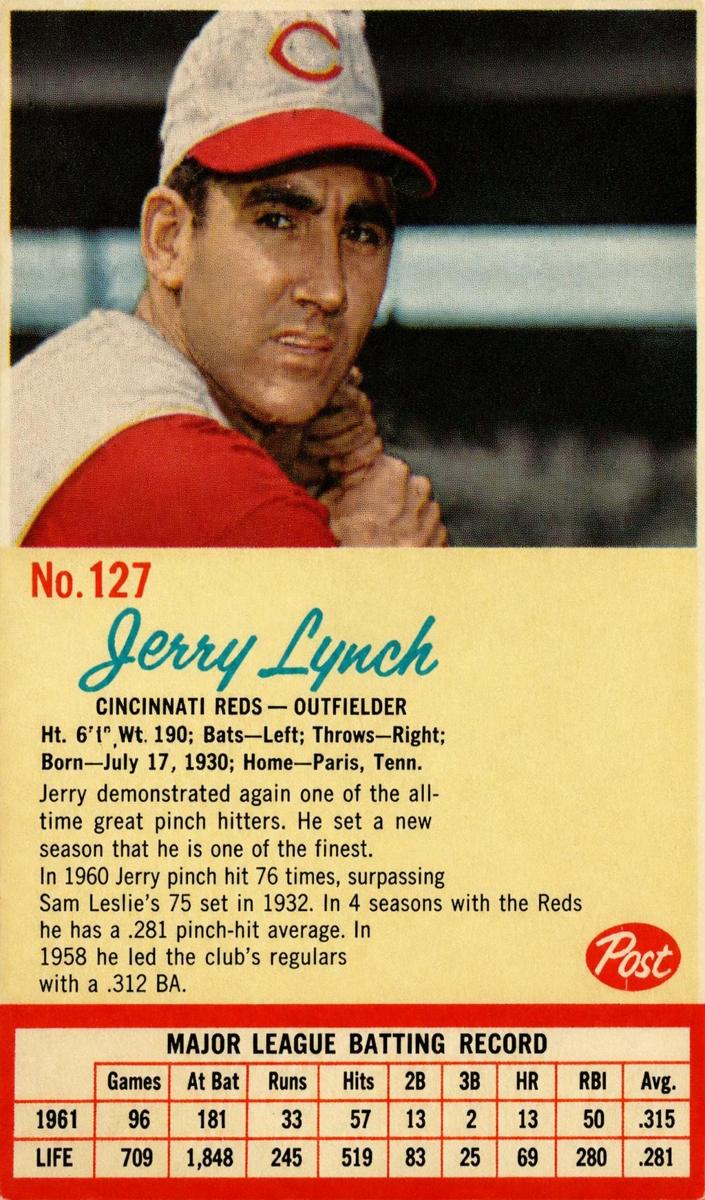 1962 Jerry Lynch #127