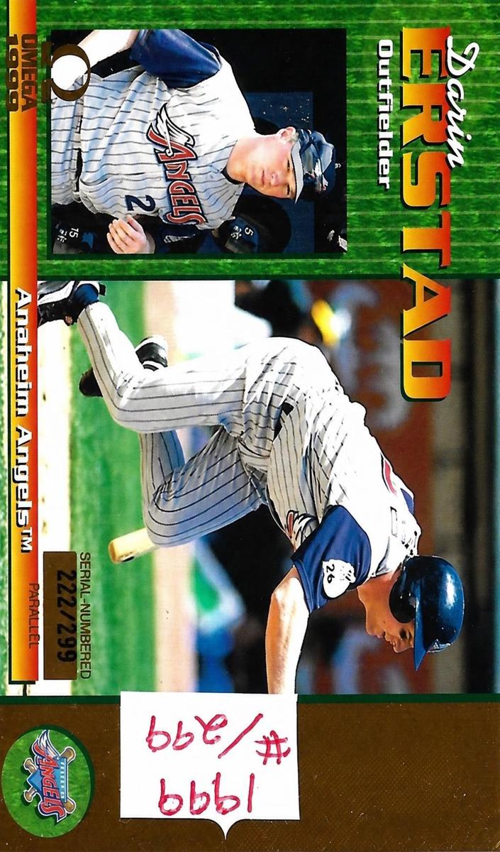 1999 Pacific Omega Darin Erstad #3 card