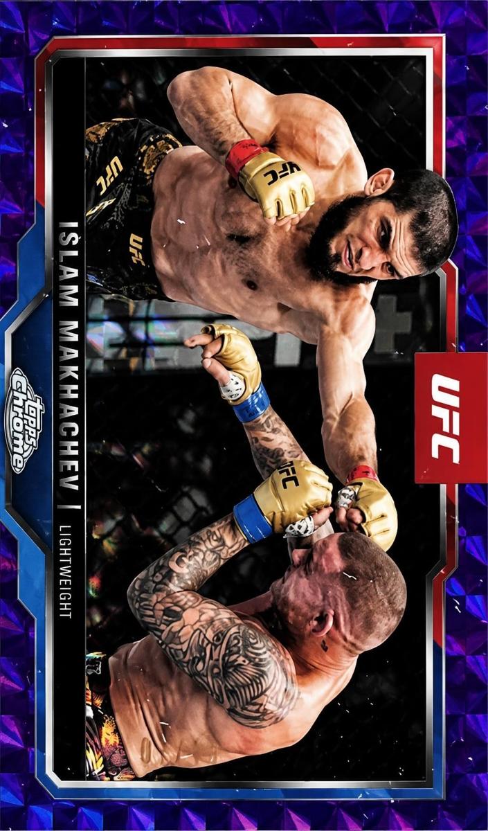 2025 Islam Makhachev [Purple Geometric Refractor] #200