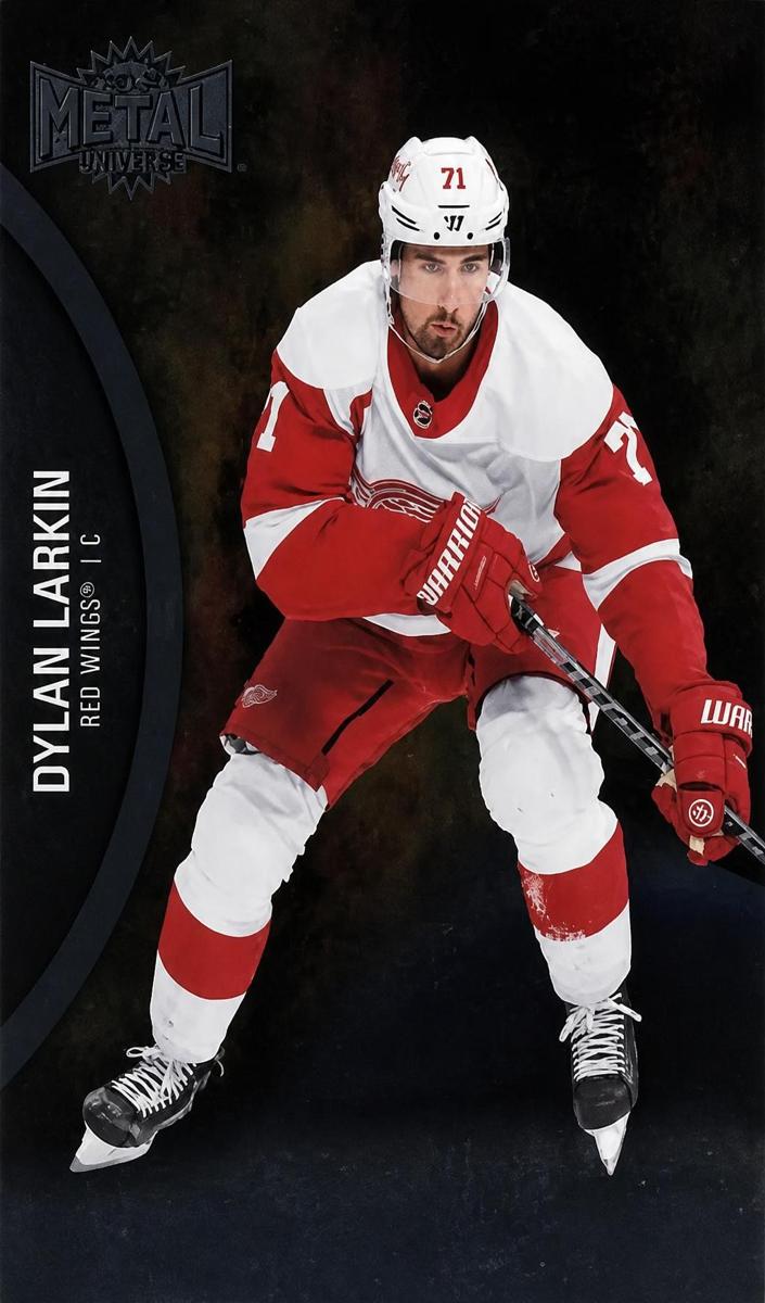 2021 Skybox Metal Universe Dylan Larkin #95 card