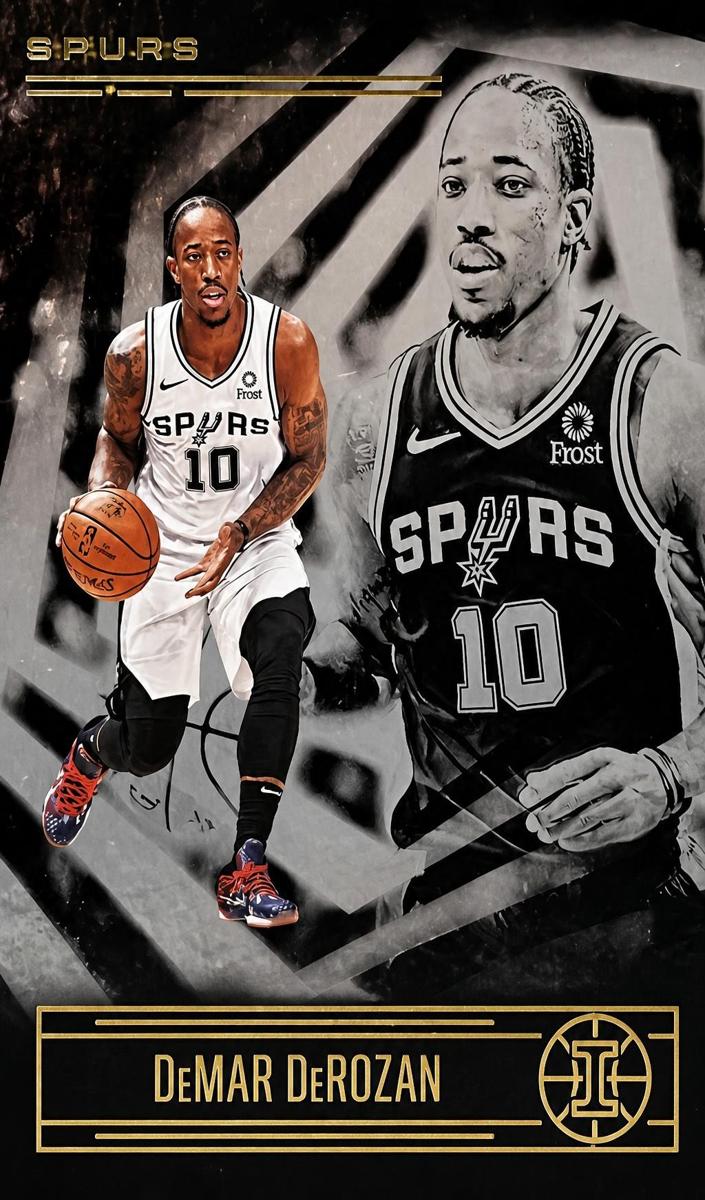 2020 Panini Illusions DeMar DeRozan #50 card