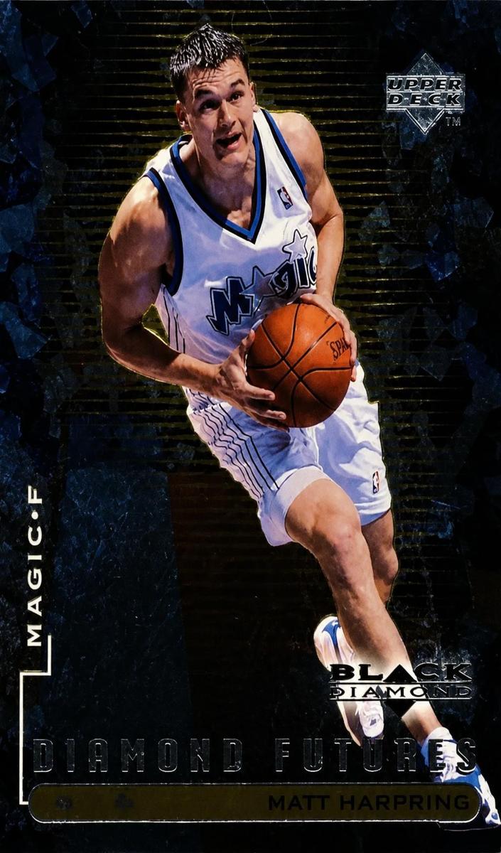 1998 Upper Deck Black Diamond Matt Harpring #108 card