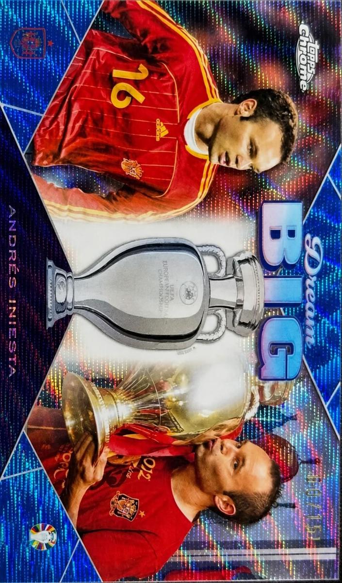 2024 Andres Iniesta [Blue Wave Refractor] #DB-8