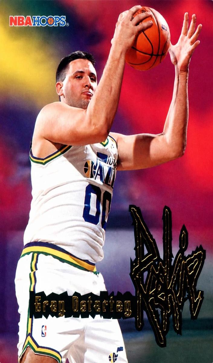 1995 Hoops Greg Ostertag #287 card