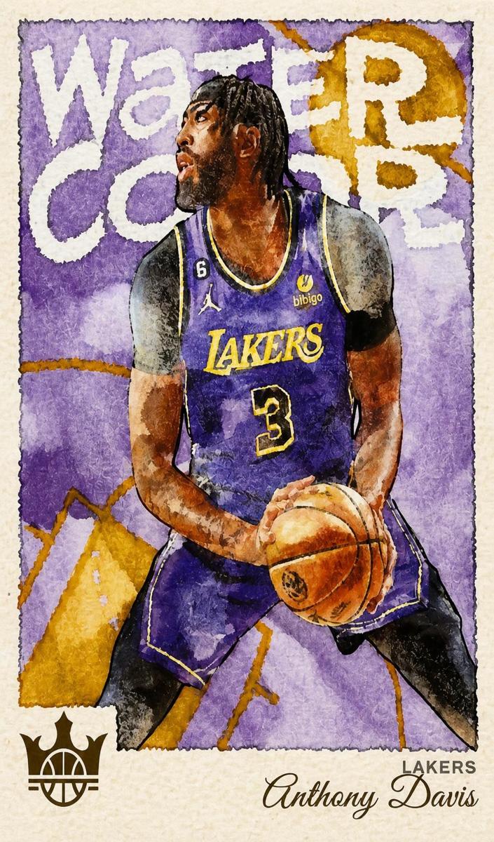 2022 Panini Court Kings Anthony Davis #22 card
